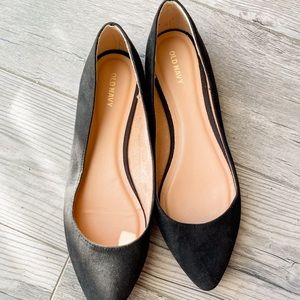 Old Navy Black Pointed Toe Flats Women’s Size 10